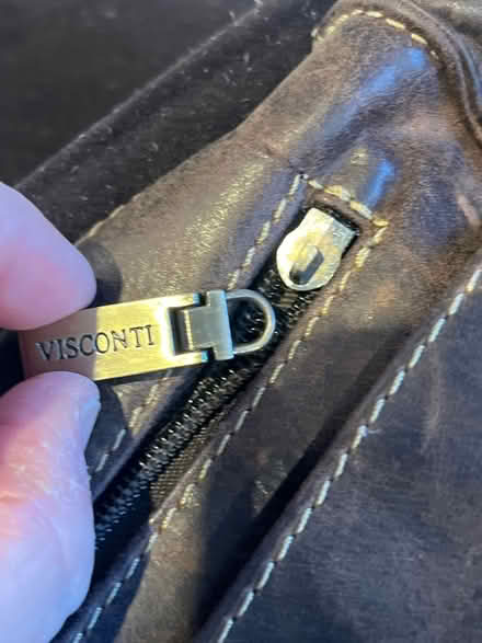 Photo of free Leather satchel (CB4) #4