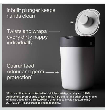 Photo of free Tommee Tippee Nappy Disposal Bin (Uxbridge High Street) #3