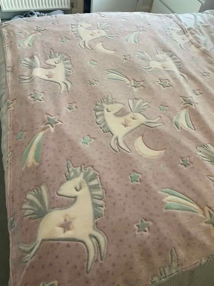 Photo of free Blanket with unicorns (North Gyle EH12) #2