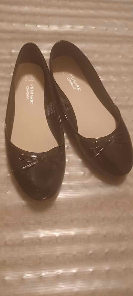 Photo of free Shiny Black Flats, size 8 (Northern va) #2