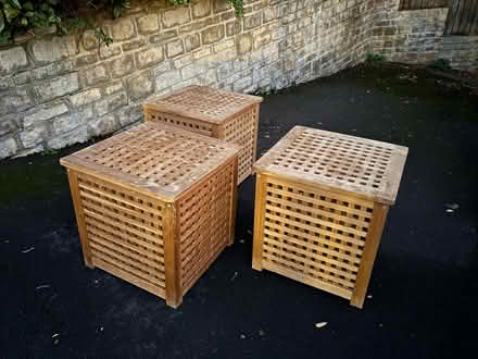 Photo of free IKEA Wooden storage boxes (Stinchcombe GL11) #1