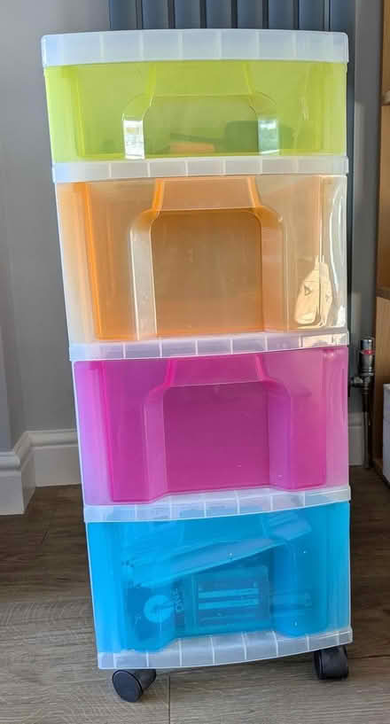 Photo of free Strong plastic 4-drawer unit (Handside, WGC, AL8) #3