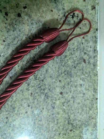 Photo of free Burgundy red tie backs (Grangeway area NN10) #3