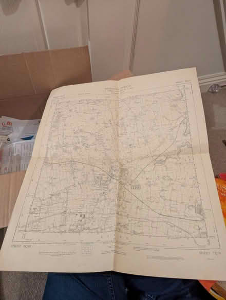 Photo of free Ordenence survey map (A1 probably) (CM7) #1