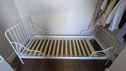 Photo of free Child extendable bed - white IKEA (Brockley) #3