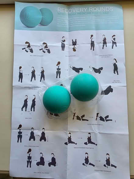 Photo of free Two SMR foam rolling balls for pilates, yoga (Skipton BD23) #1