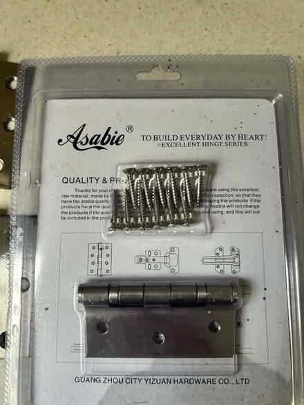 Photo of free Door hinges. (Hulme M16) #2