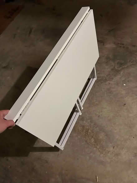 Photo of free Folding desk - white (Silver Spring near Georgia Ave) #2