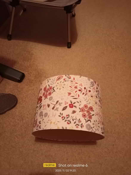 Photo of free Flower Patterned Round lampshade (Purley on Thames RG31) #1