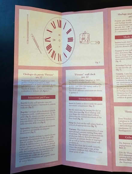 Photo of free Alessi design "Firenze" clock (Lake Merritt Oakland CA) #2