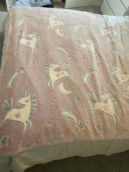 Photo of free Blanket with unicorns (North Gyle EH12) #1