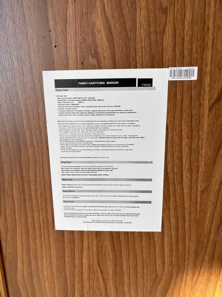 Photo of free Large wooden framed mirror (Maldon Wick CM9) #2