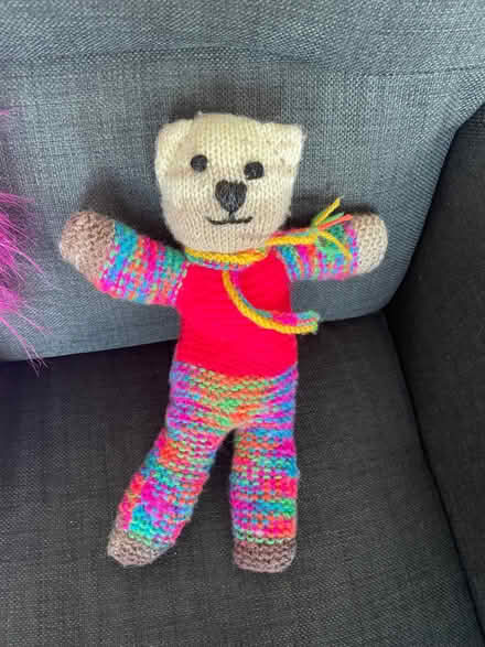 Photo of free Knitted teddy (Thringstone LE67) #1
