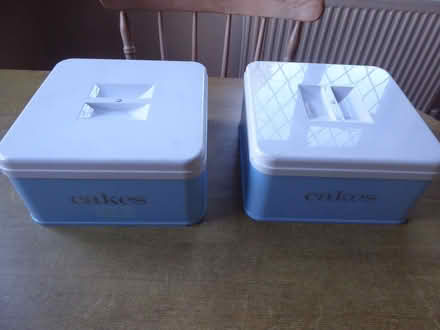 Photo of free 2 x Retro style plastic cake boxes (Fareham PO15) #1