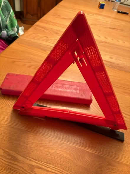 Photo of free Reflective Hazard sign for roadway (Highland Park) #1