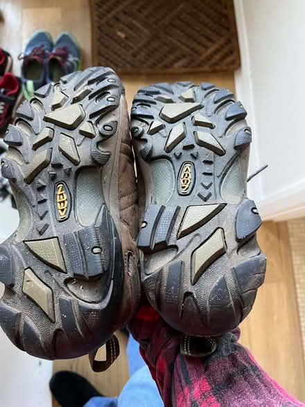 Photo of free UK Size 7 Wide Hiking Boots (Darby Green GU46) #3