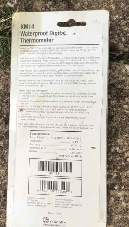 Photo of free Cooking thermometer (Storrington) #1