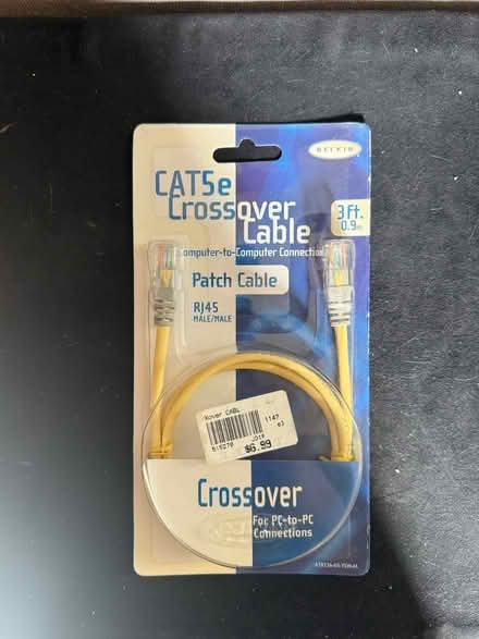 Photo of free Cat 5E crossover cable (Newtonville) #1