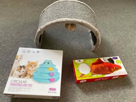 Photo of free Cat toys and scratching arch (Abernyte, PH14) #1