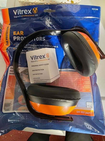 Photo of free Vitrex ear defenders (Skipton BD23) #1