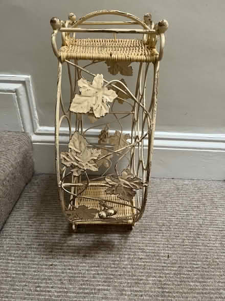 Photo of free Pretty metal wine rack (Lower Weston) #2