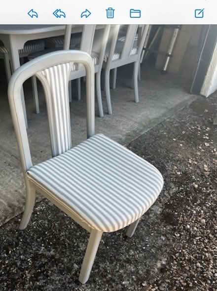 Photo of free Dining Table &six chairs (Wright's Green CM22) #4