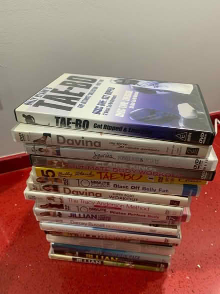 Photo of free Various fitness dvds (Nantgarw CF83) #1