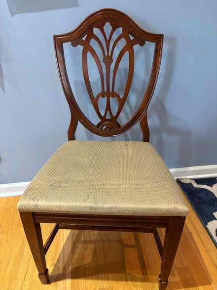 Photo of free 2 Shield-backed dining room chairs (Glenview) #2