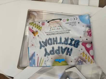 Photo of free 1 year old/ birthday decorations (blue) (Canning Town E16) #2