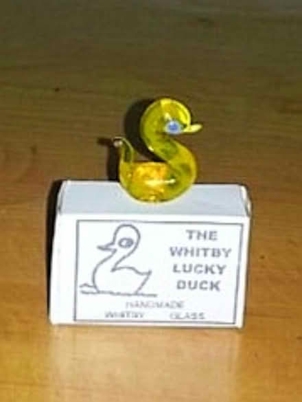 Photo of Whitby Glass Lucky Duck - Yellow (Mapperly NG3) #1