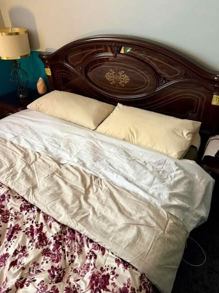 Photo of free a bed and a glass table. (Woolwich SE18) #2