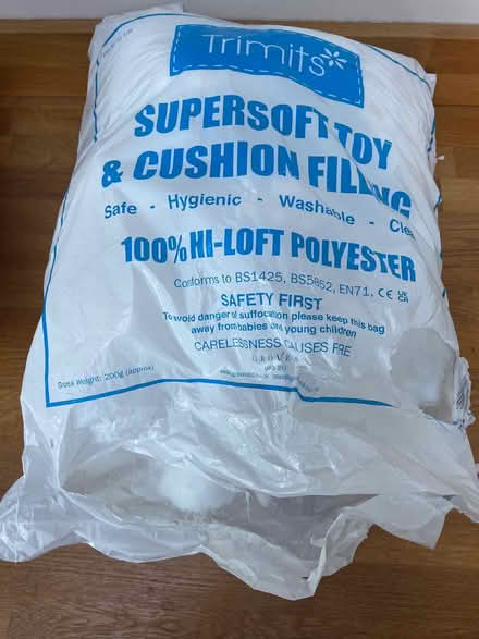 Photo of free 2 bags of polyester soft toy stuffing (Woodmancote GL11) #1
