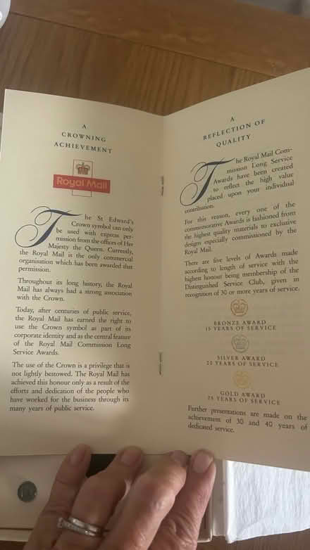 Photo of free Royal Mail commemorative ties (Bedford MK41) #4