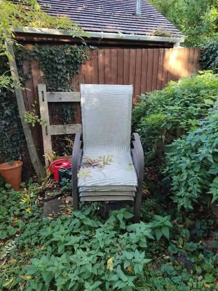 Photo of free Set of four garden chairs (Stourport on Severn DY13) #1