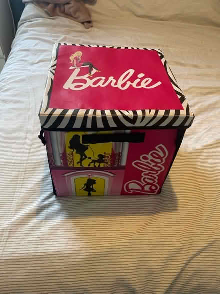 Photo of free Barbie toy storage box (North Gyle EH12) #3