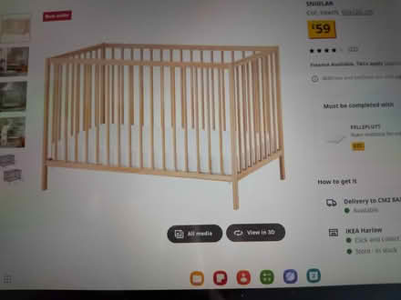 Photo of free Cot (Moulsham Lodge CM2) #1