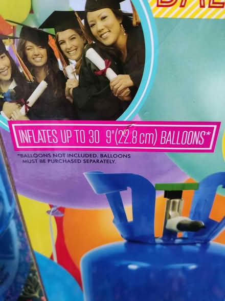 Photo of free Used helium tank - some gas left (near Clopton Road, Stratford) #1