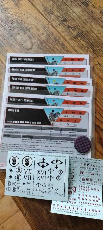 Photo of free Warhammer decals and instructions (High Town LU2) #1