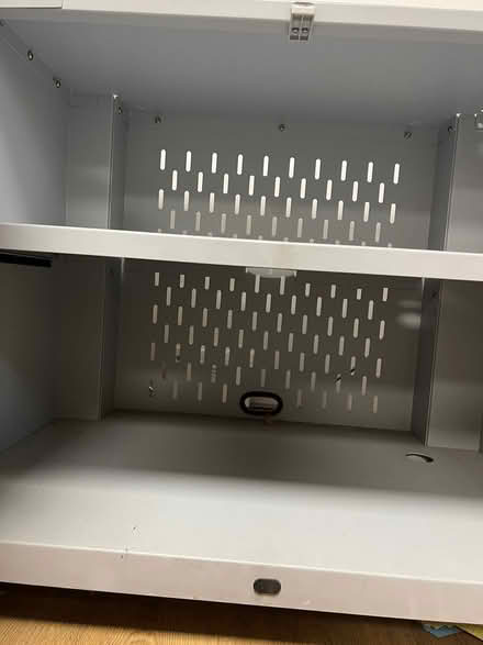 Photo of free Metal storage unit plastic doors (Abbeydale S8) #3