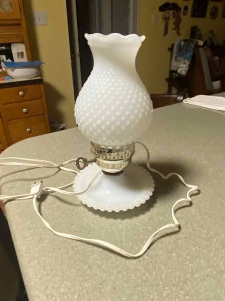Photo of free Hobnail glass lamp (East side of Columbia) #1