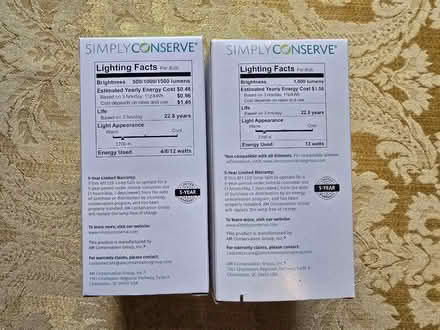 Photo of free 2 Light Bulbs (West 7th) #3