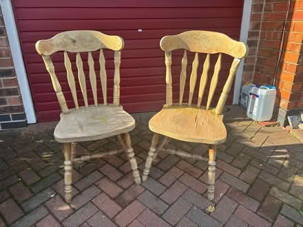 Photo of free two kitchen chairs 2 (Belper. DE56) #1