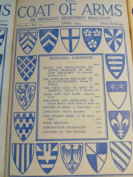 Photo of free Vintage Heraldry Society magazines (Minster Lovell OX29) #4