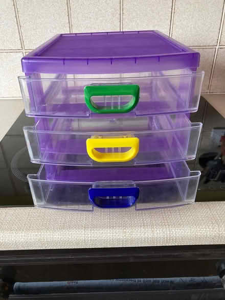Photo of free Plastic drawers (Ditton Meadows CB5) #1