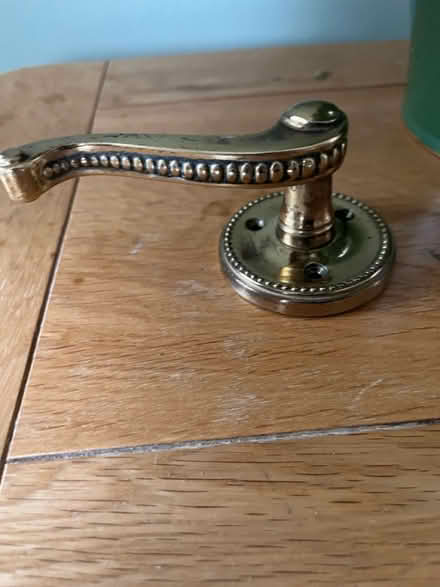Photo of free Brass door handles (GU22) #1