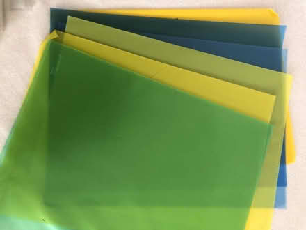 Photo of free Plastic folders coloured and plain (Cold Harbour OX1) #1