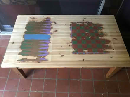 Photo of free Pine Coffee Table With Drawer (La Crescenta) #2