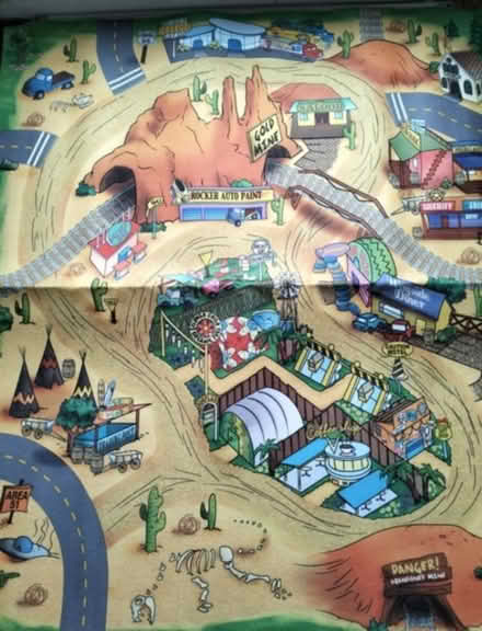 Photo of free Child's cloth mat for toy cars (Littlestoke BS34) #1