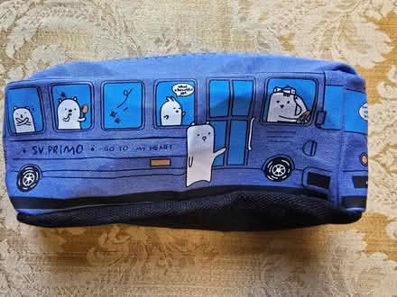 Photo of free Small Blue "Bus" Bag (West 7th) #1