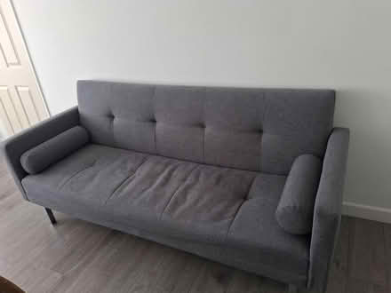 Photo of free grey sofa (E16 canning town) #2